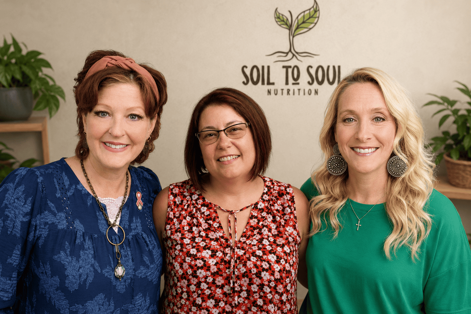 Soil to Soul Nutrition Team: Amber, Heather, Melissa